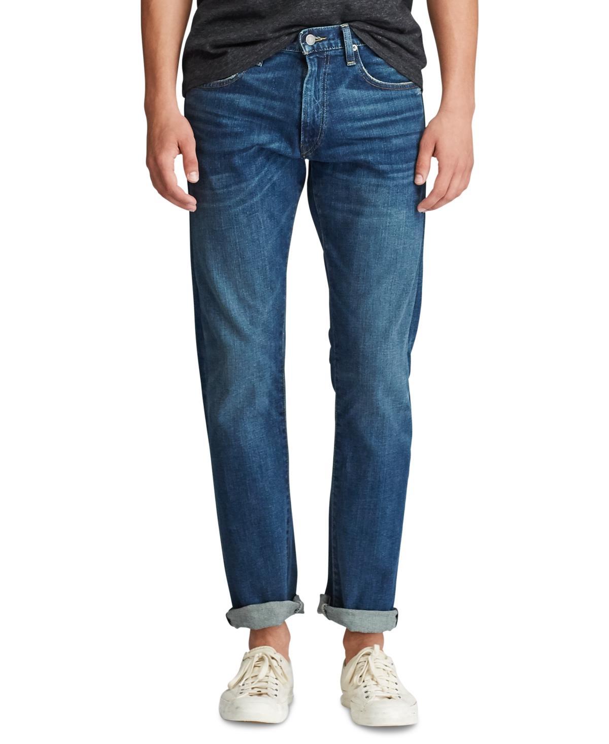Polo Ralph Lauren Varick Slim Straight Jeans in Blue Product Image