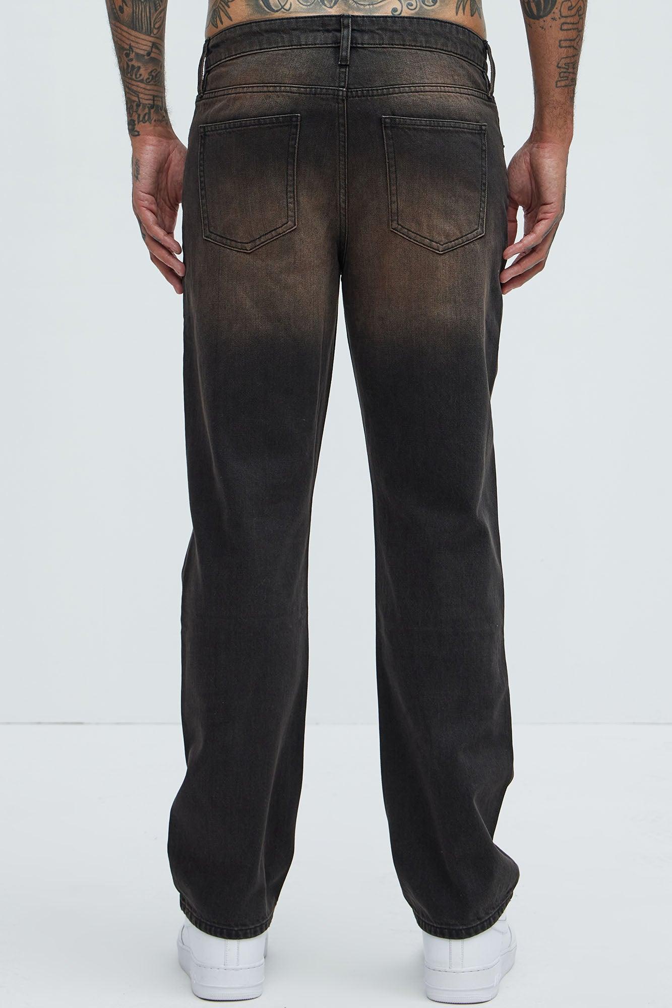 Vito Straight Jeans - Brown Product Image