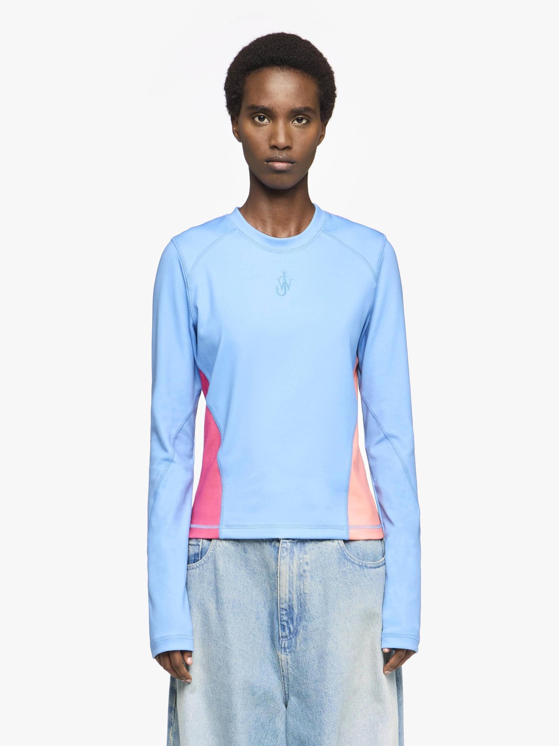 PANELLED TOP WITH ANCHOR EMBROIDERY Product Image