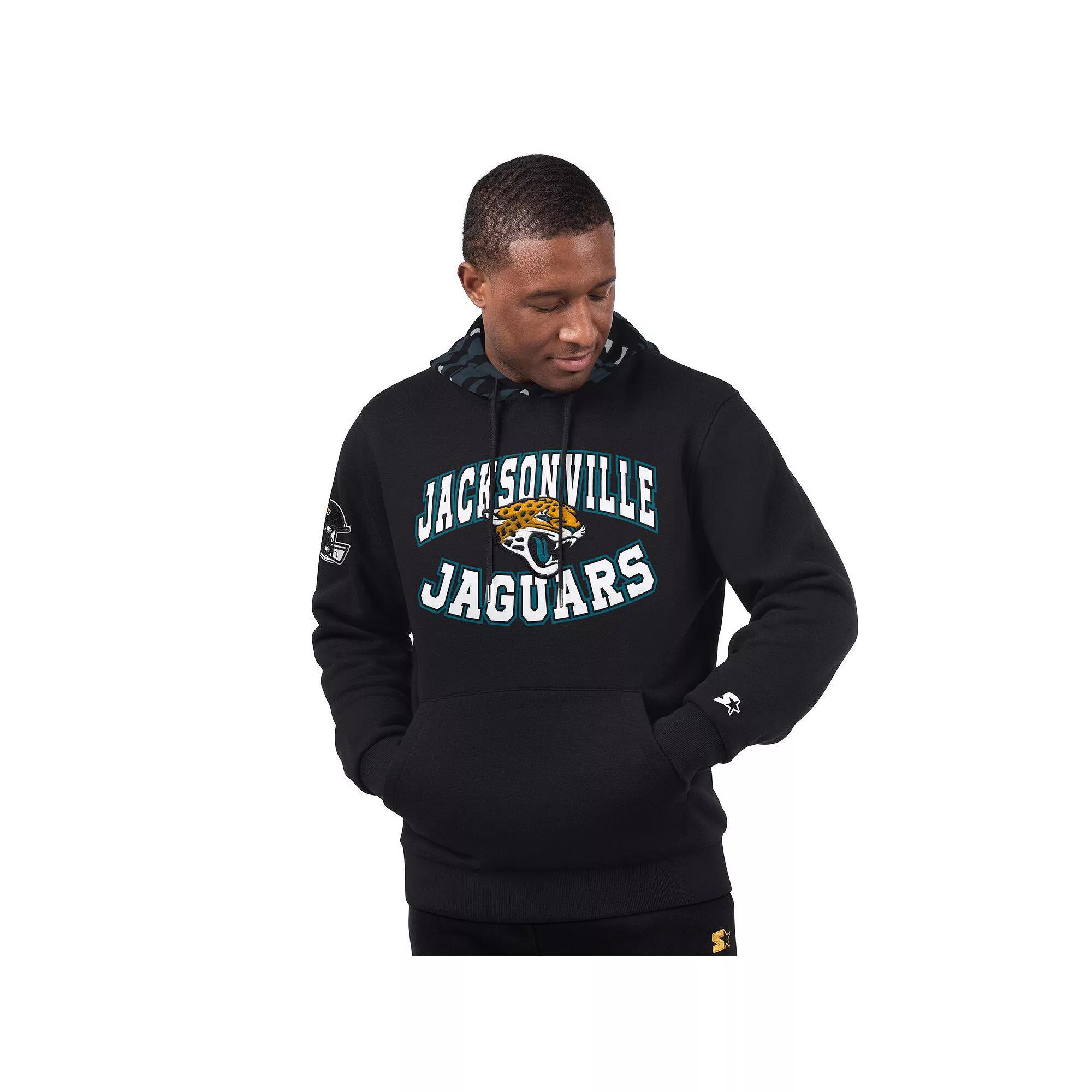 Men's Starter Black Jacksonville Jaguars Thursday Night Gridiron Pullover Hoodie, Size: Small Product Image