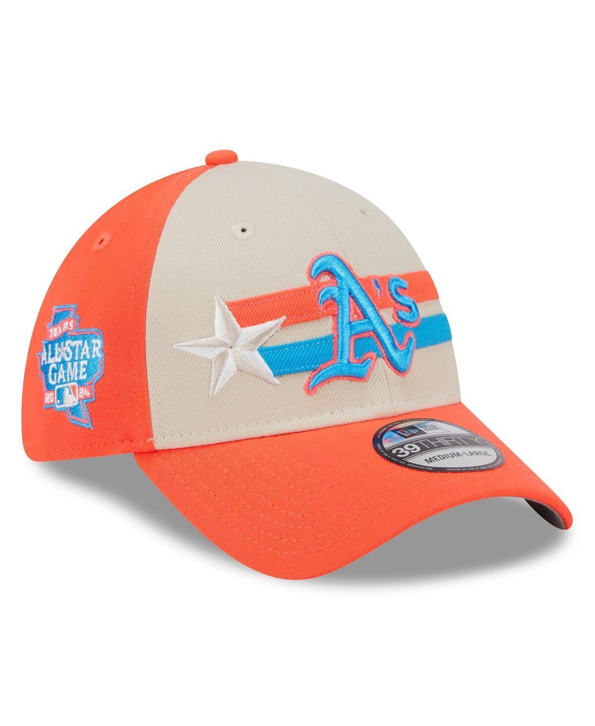 Men's New Era  Cream Oakland Athletics 2024 MLB All-Star Game  39THIRTY Flex Hat, Size: Large/XL, Team Product Image