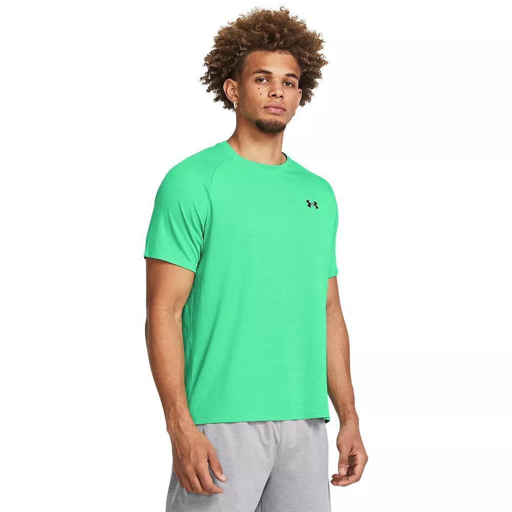 Men's Under Armour Tech Textured Short Sleeve Tee, Size: Medium, Castlerock Product Image