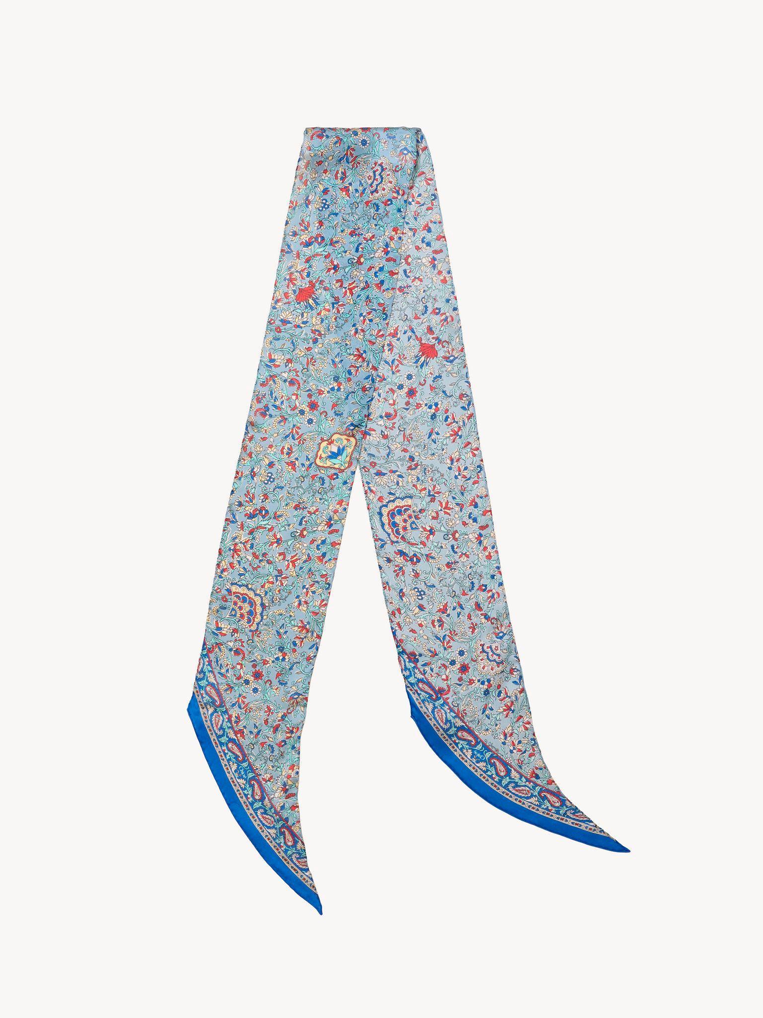The Chloé Paisley bandeau scarf in silk charmeuse Product Image