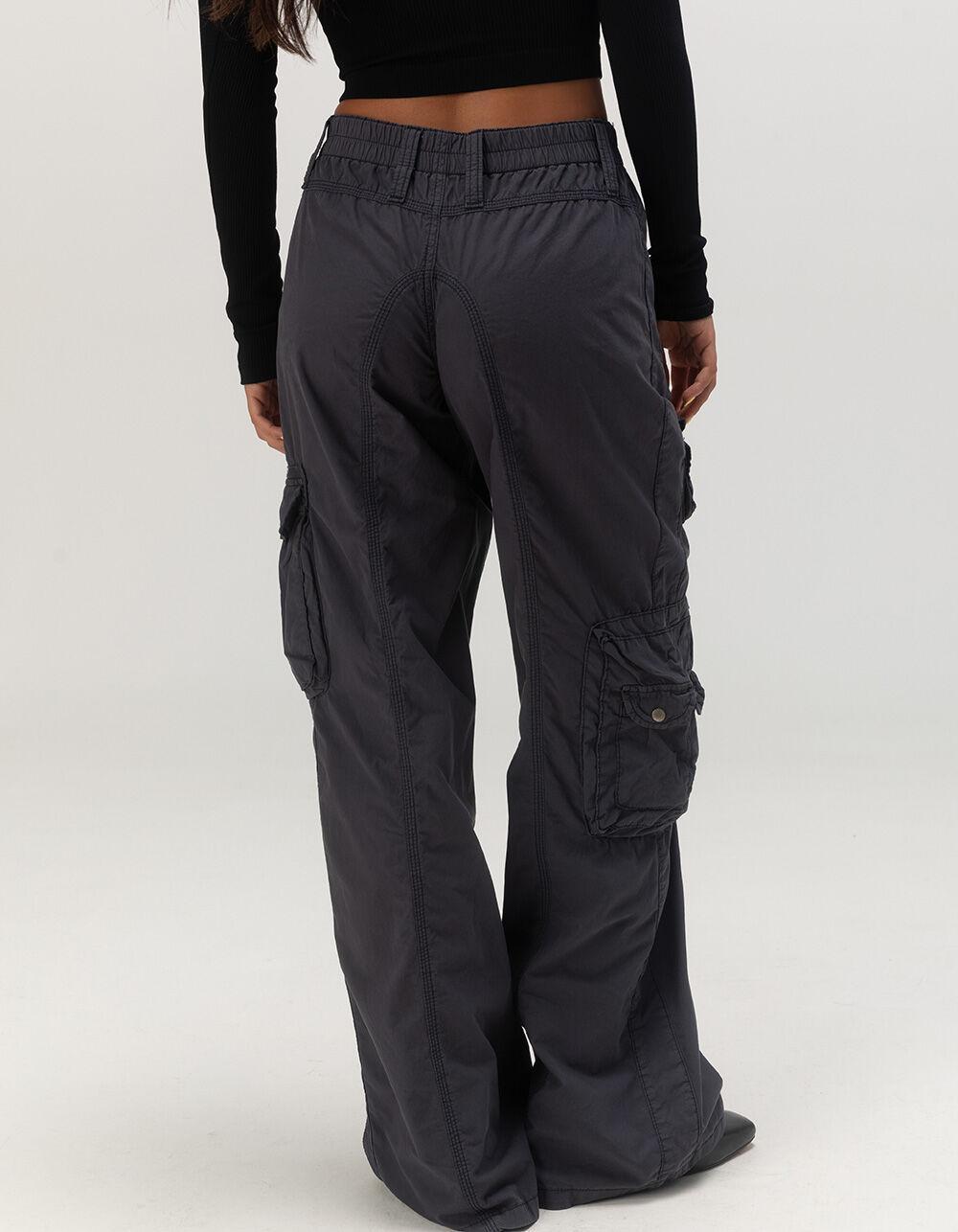 BDG Urban Outfitters Low Rise Y2K Womens Cargo Pants - MIDNIGHT BLUE Product Image