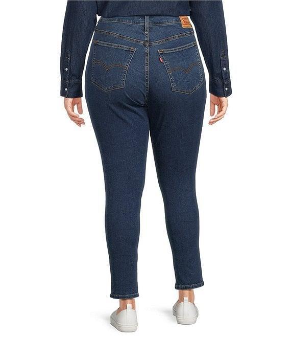 Levi's Plus Size 721 High Rise Destructed Skinny Jeans Product Image