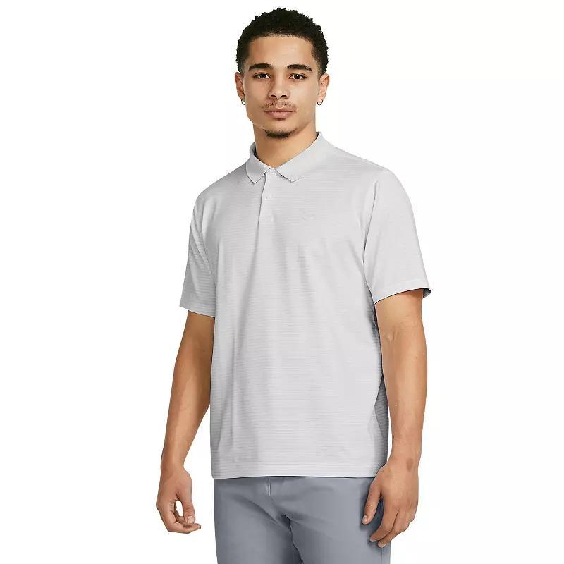 Big & Tall Under Armour Classic-Fit Striped Performance Polo, Men's, Size: Large Tall, Hydro Blue Product Image