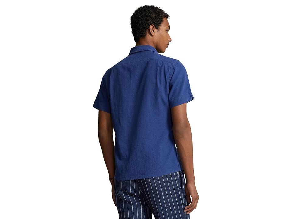 Polo Ralph Lauren Classic Fit Linen-Cotton Camp Shirt (Celadon) Men's Clothing Product Image