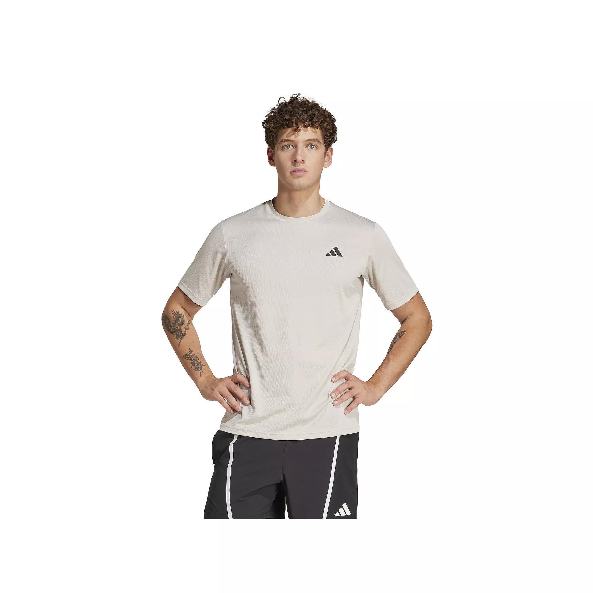 Men's adidas Essentials AEROREADY Training T-Shirt, Size: XXL, Wonder Alumina Product Image