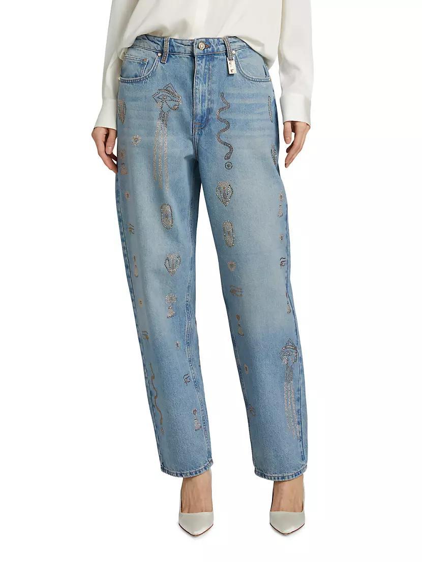 Milla Sacred Symbols Girlfriend Jeans Product Image