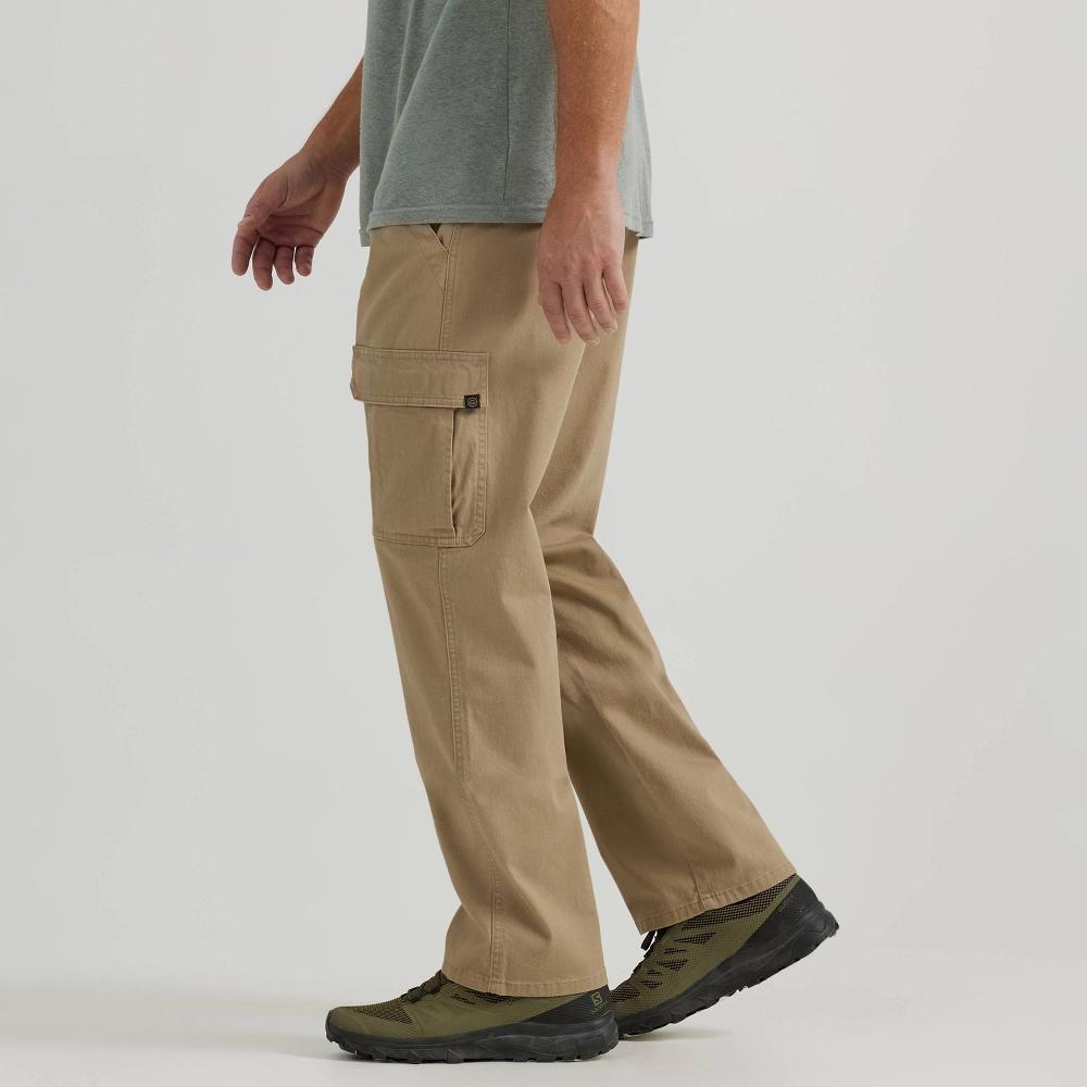 Wrangler Men's ATG Relaxed Cargo Pants - Elmwood 34x30: Heavyweight Cotton-Spandex, Mid Rise, Full Length Product Image