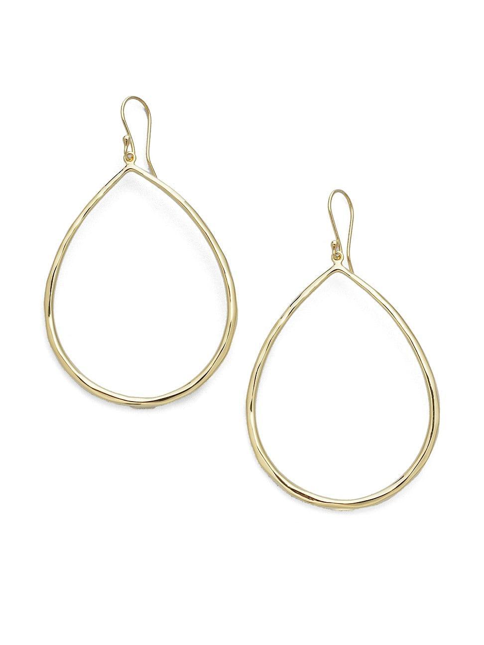 Ippolita 18K Yellow Gold Glamazon Faceted Large Teardrop Earrings Product Image