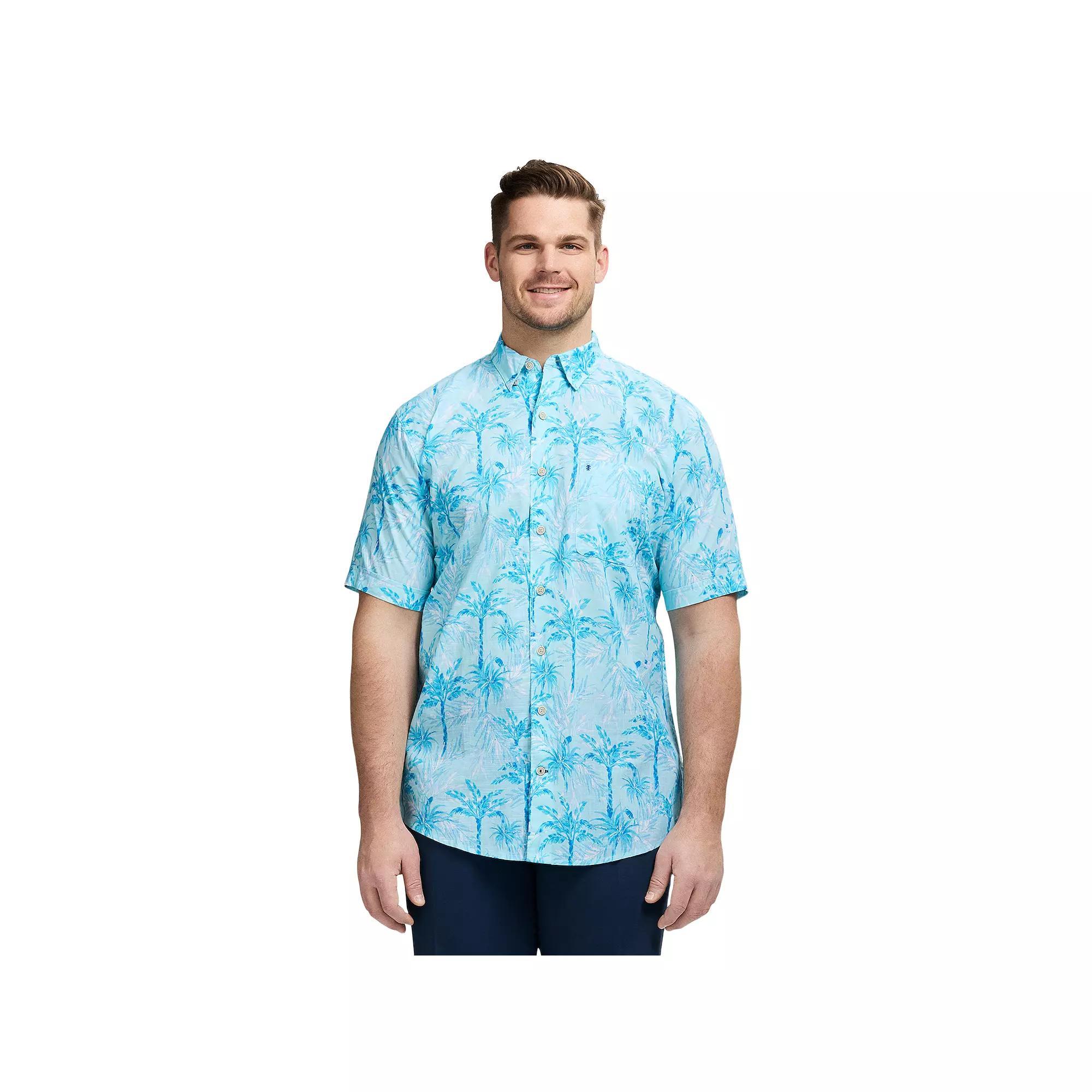 Big & Tall IZOD Dockside Short Sleeve Chambray, Men's, Size: 3XL Tall, Atomizer Product Image