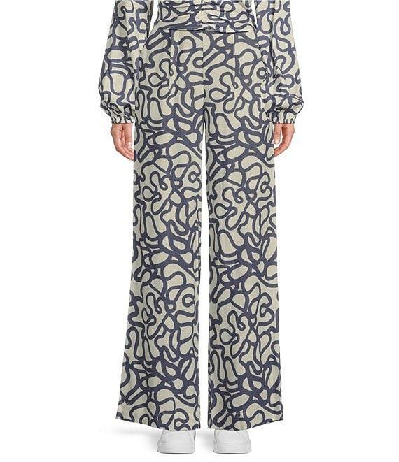 Every Abstract High Rise Wide Leg Coordinating Pants Product Image