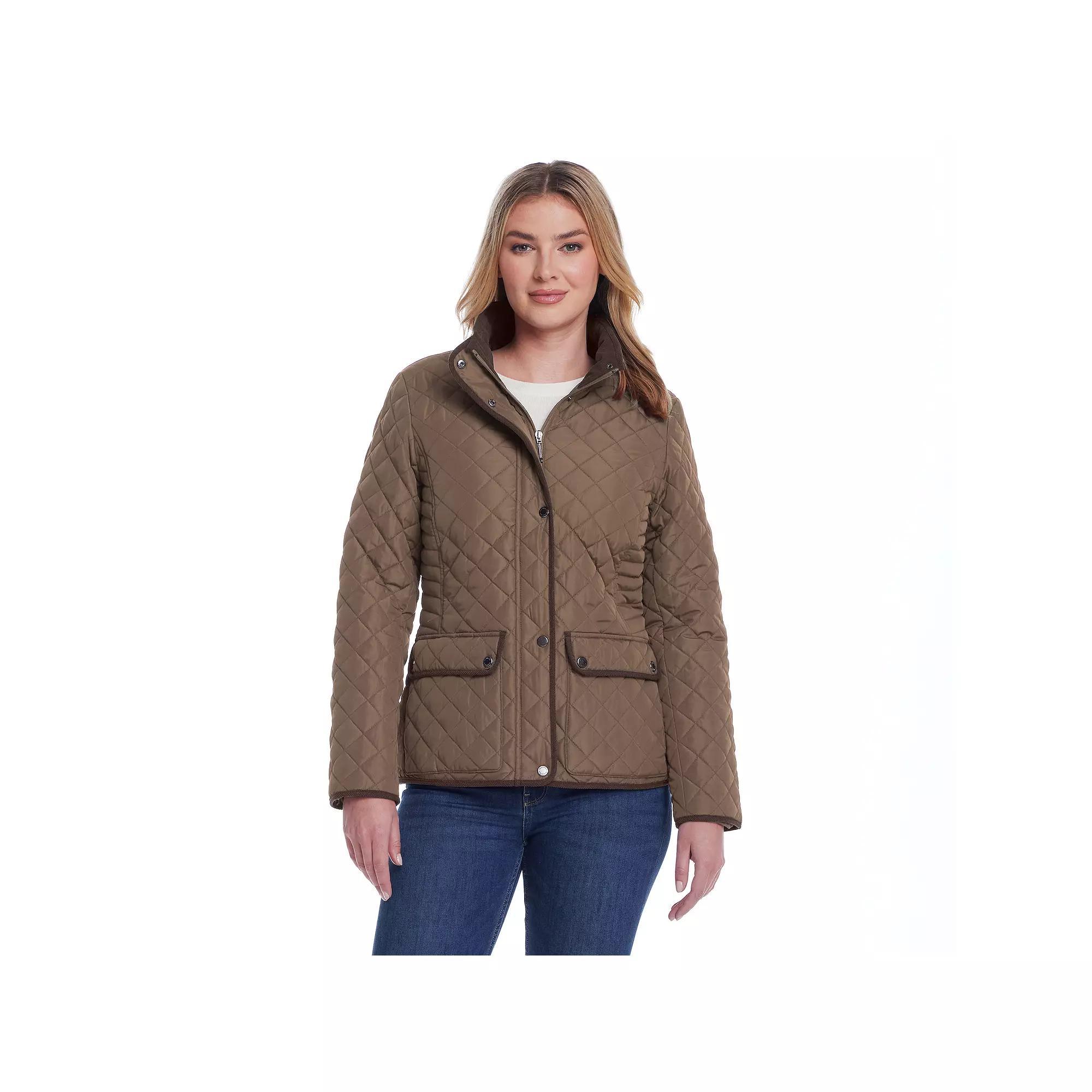 Women's Weathercast Quilted Barn Jacket, Size: Large, Red Pepper Product Image