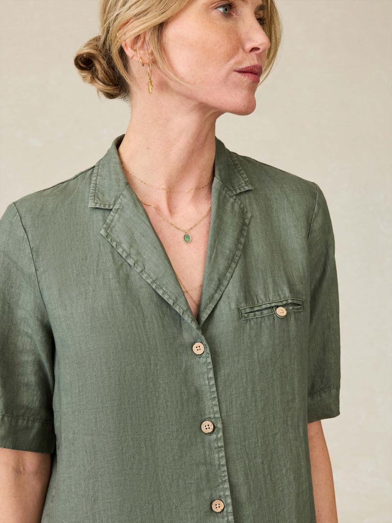 Paradise Point Dress - Thyme Product Image