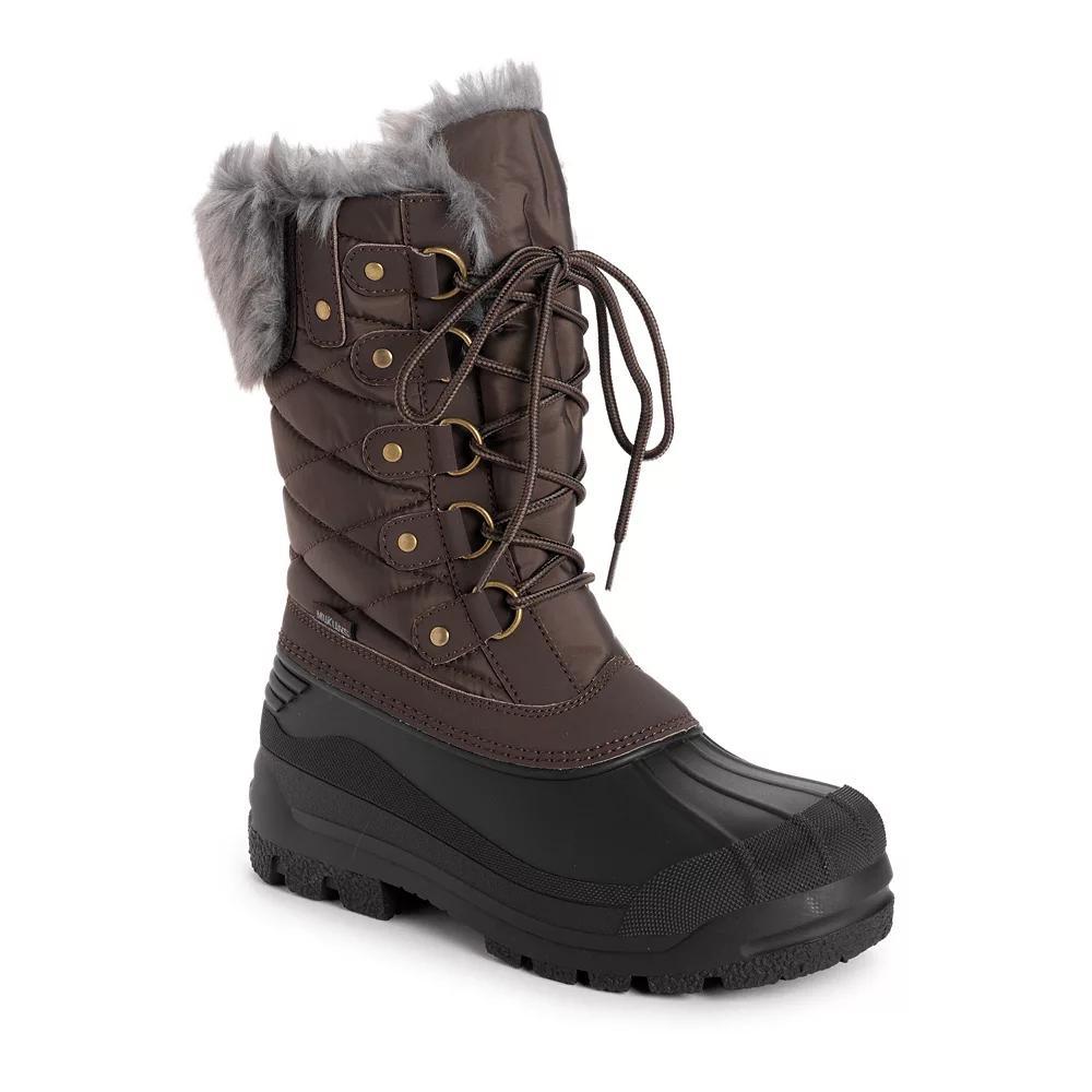 MUK LUKS Womens Palmer Paige Boots Brown Product Image