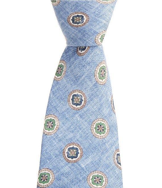 Edward Armah Open Medallion 3.3#double; Silk Tie Product Image