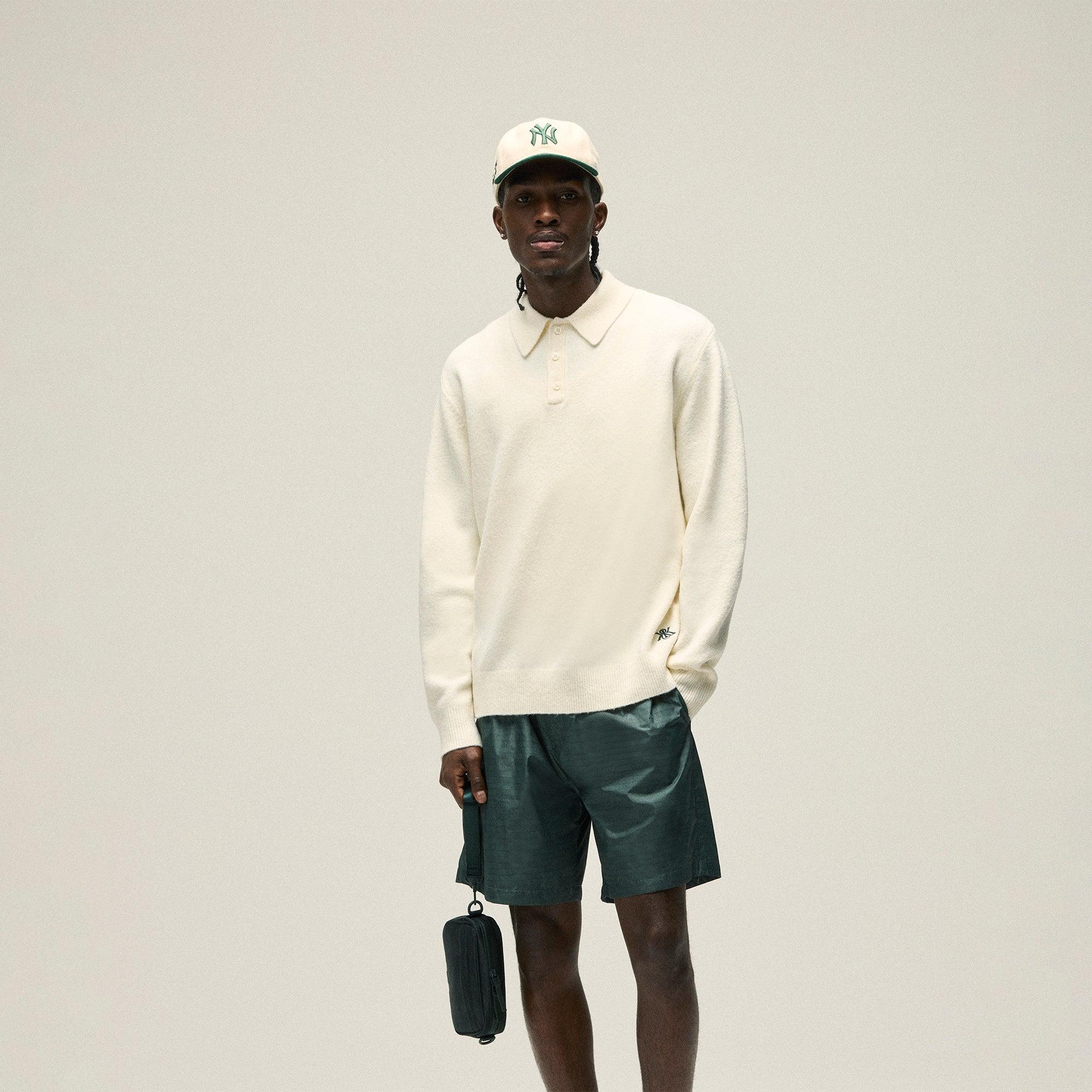 Kith Boucle Harmon Rugby Pullover Sweater - Sandrift Male Product Image