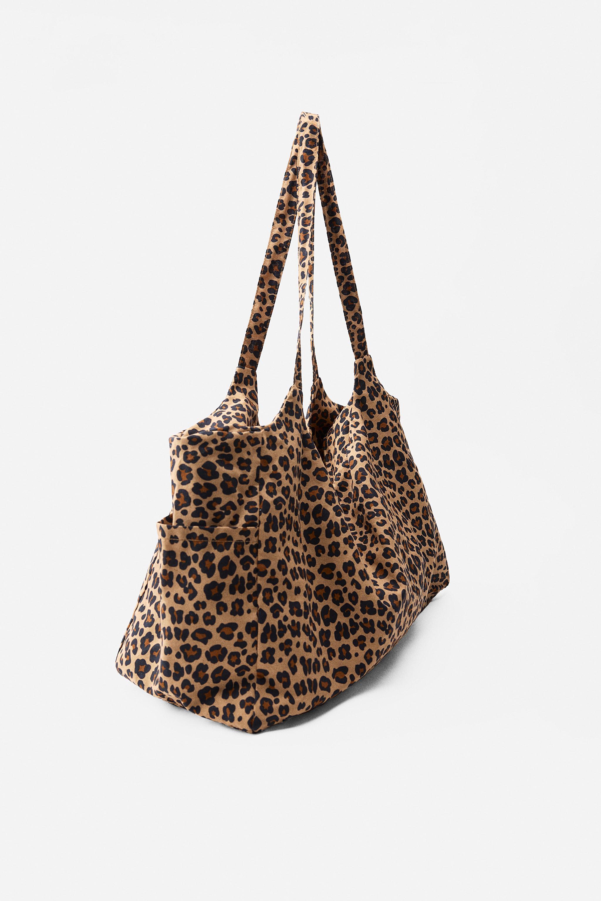 ANIMAL PRINT LARGE COTTON BAG Product Image
