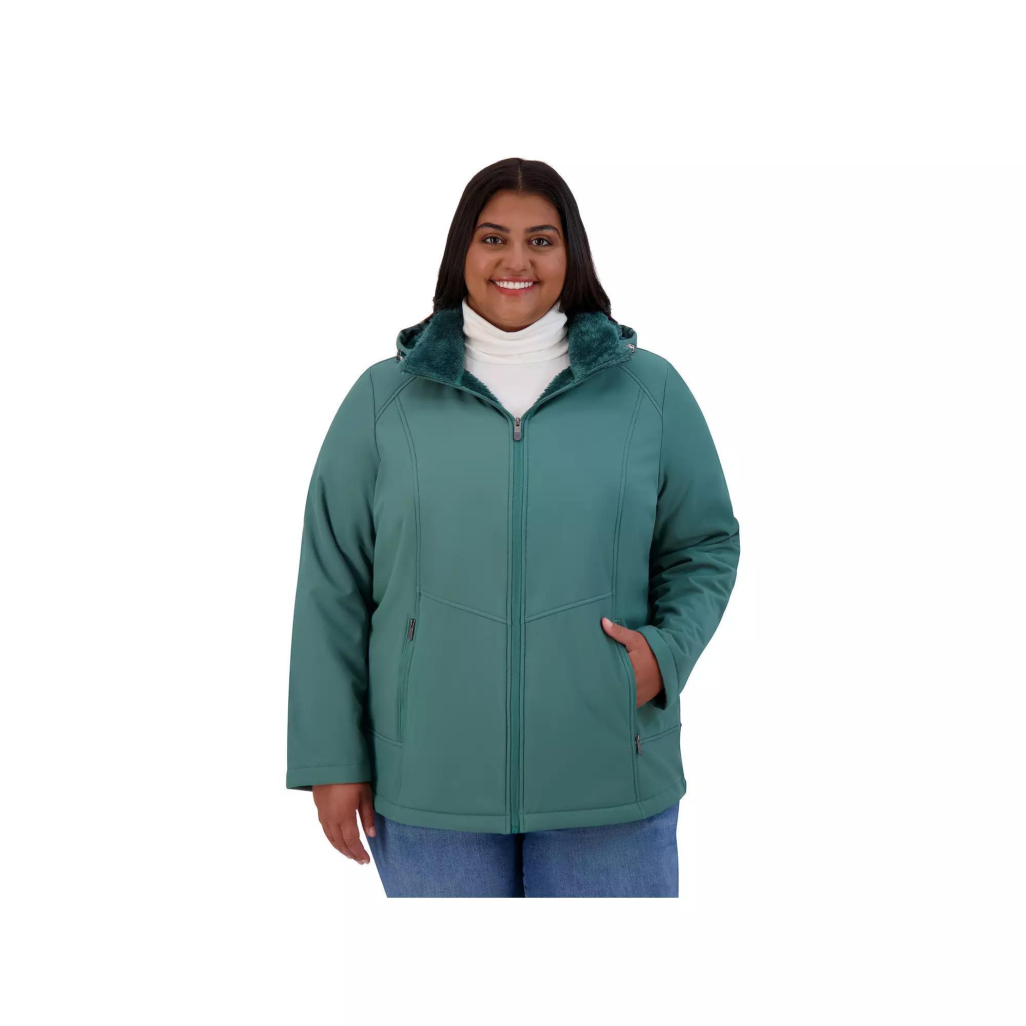 Plus Size ZeroXposur Lillian Soft Shell Jacket, Women's, Size: 2XL, Black Product Image