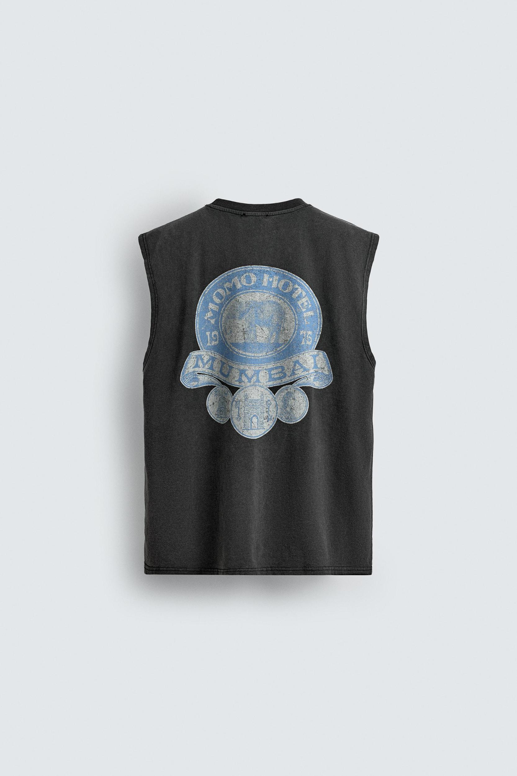 WASHED PRINT TANK TOP Product Image