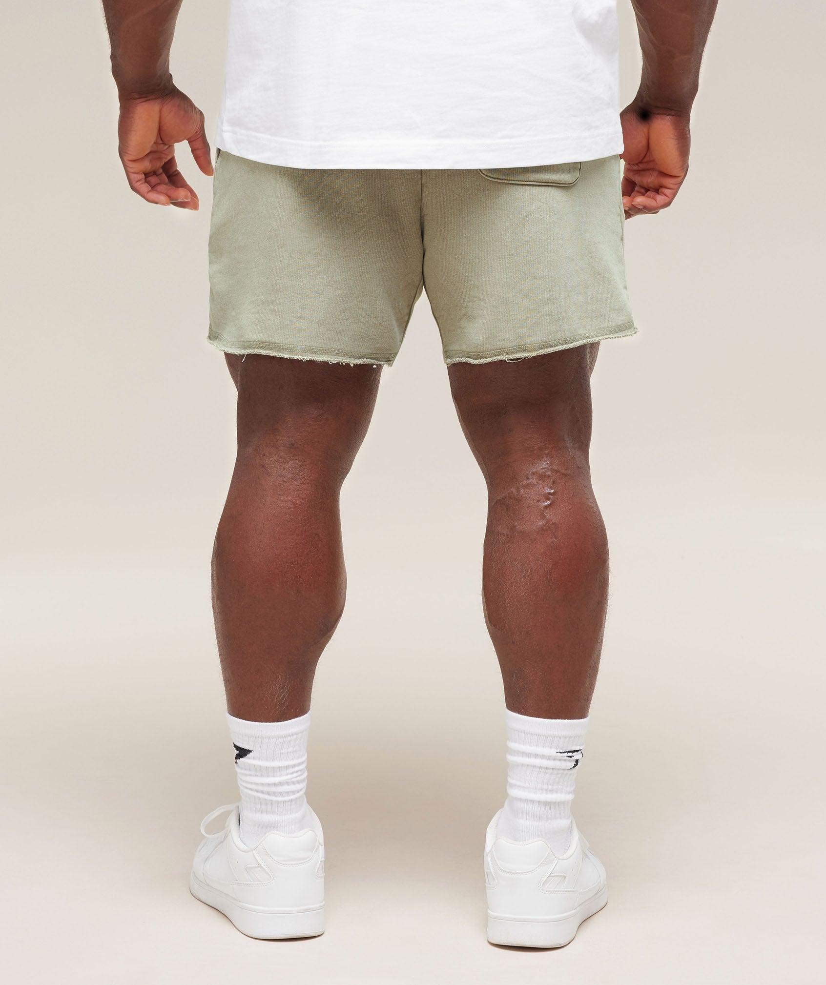 Gymshark Heritage 5" Shorts - Stone Grey Male Product Image
