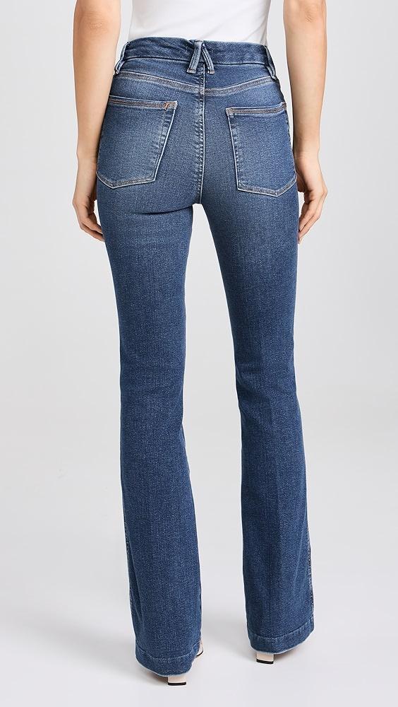 Good American Good Curve Boot Jeans with Patch Pockets | Shopbop Product Image