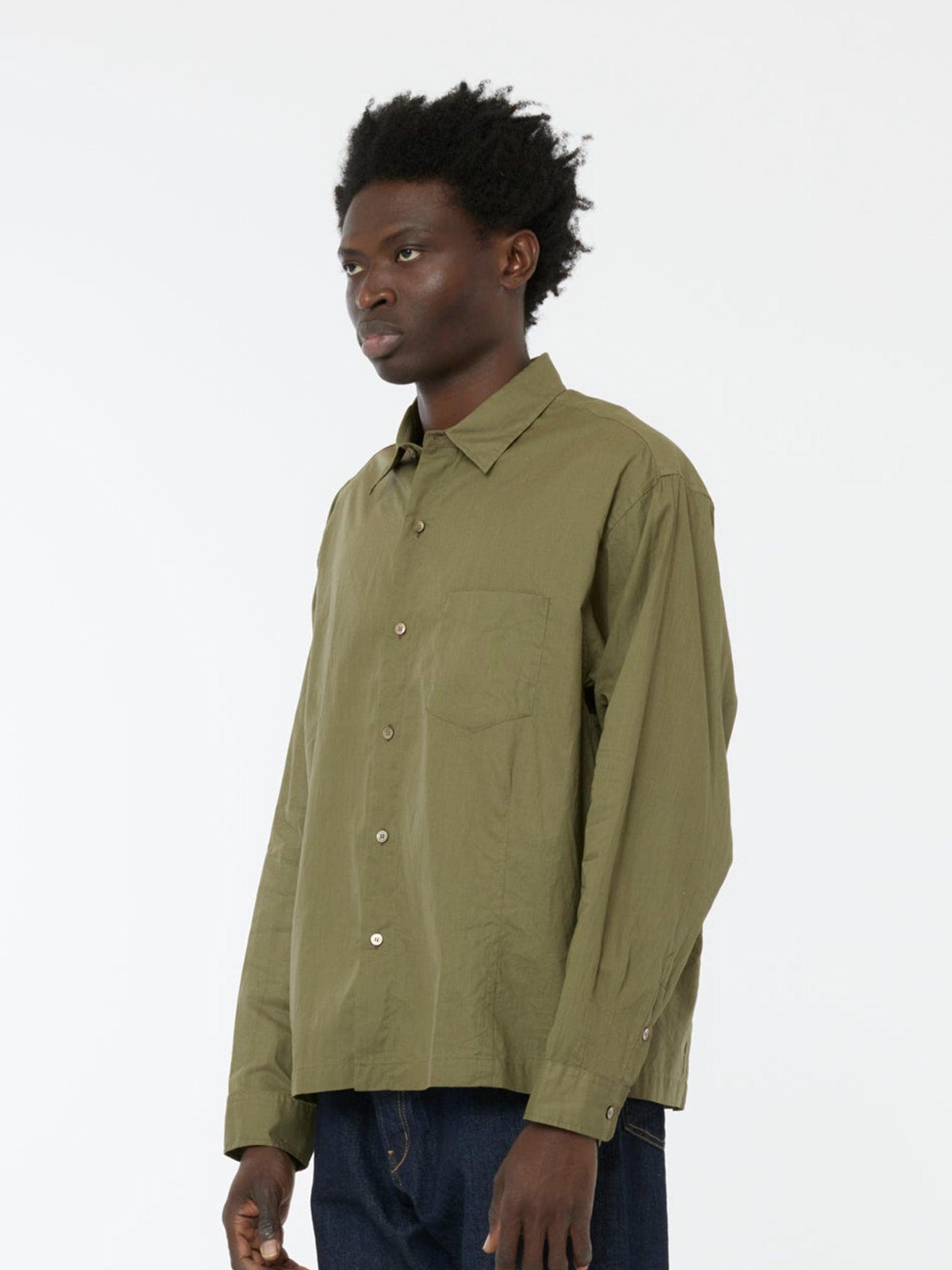 Collar BD Shirt (Olive) Product Image