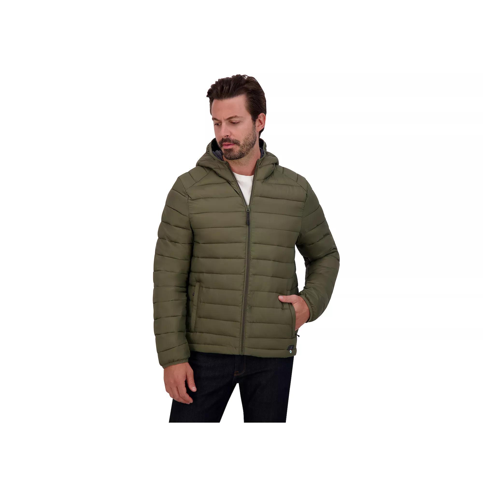 Mens ZeroXposur Hooded Quilted Puffer Jacket Product Image