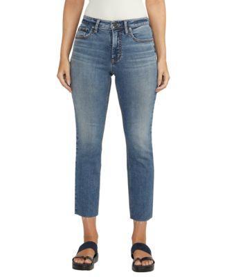 Silver Jeans Co. Womens Most Wanted Mid Rise Straight Jeans Product Image