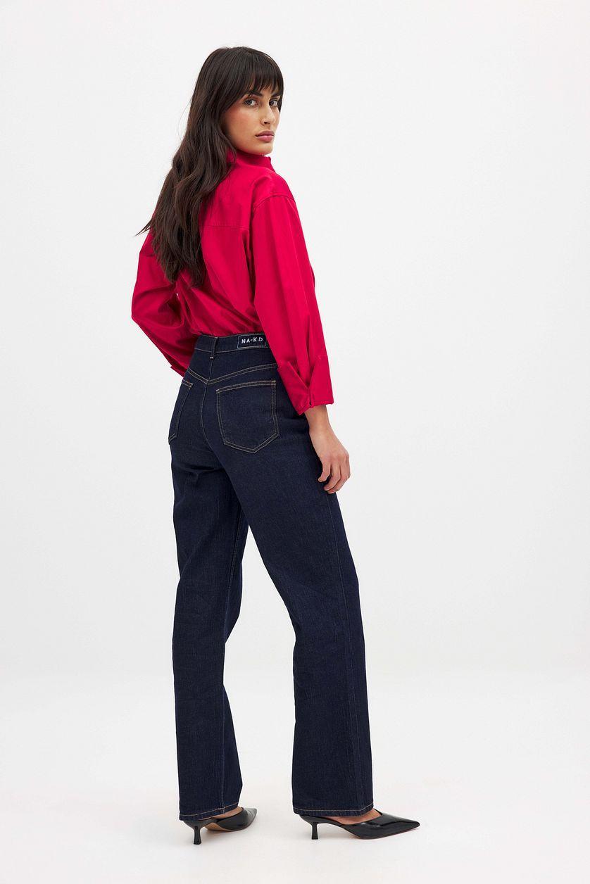 Straight High Waist Jeans Product Image