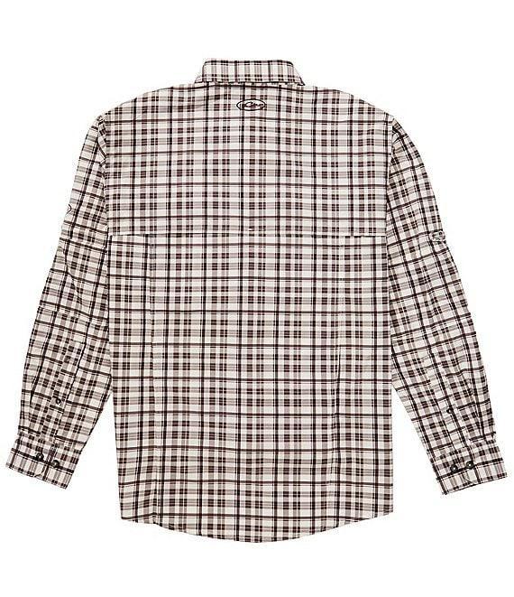 Drake Clothing Co. Hunter Creek Window Pane Plaid Performance Stretch Long Sleeve Woven Shirt Product Image