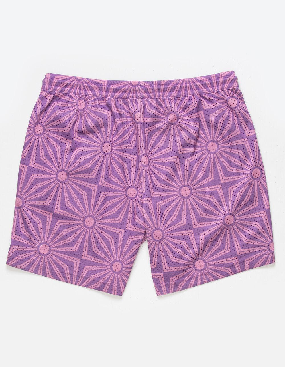 RSQ Mens 6" Mesh Shorts - RED COMBO Product Image