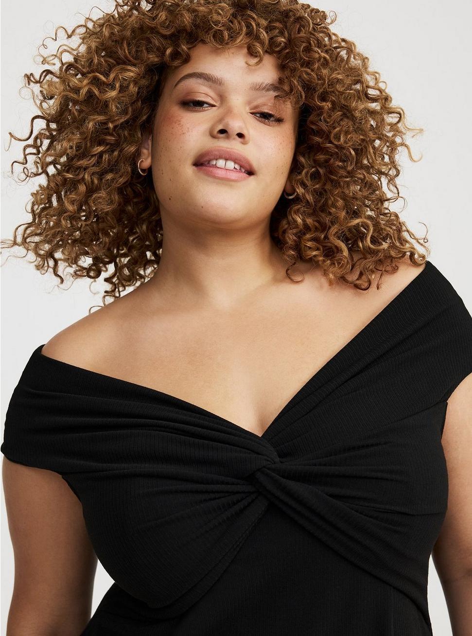 Off-Shoulder Mini Dress Product Image