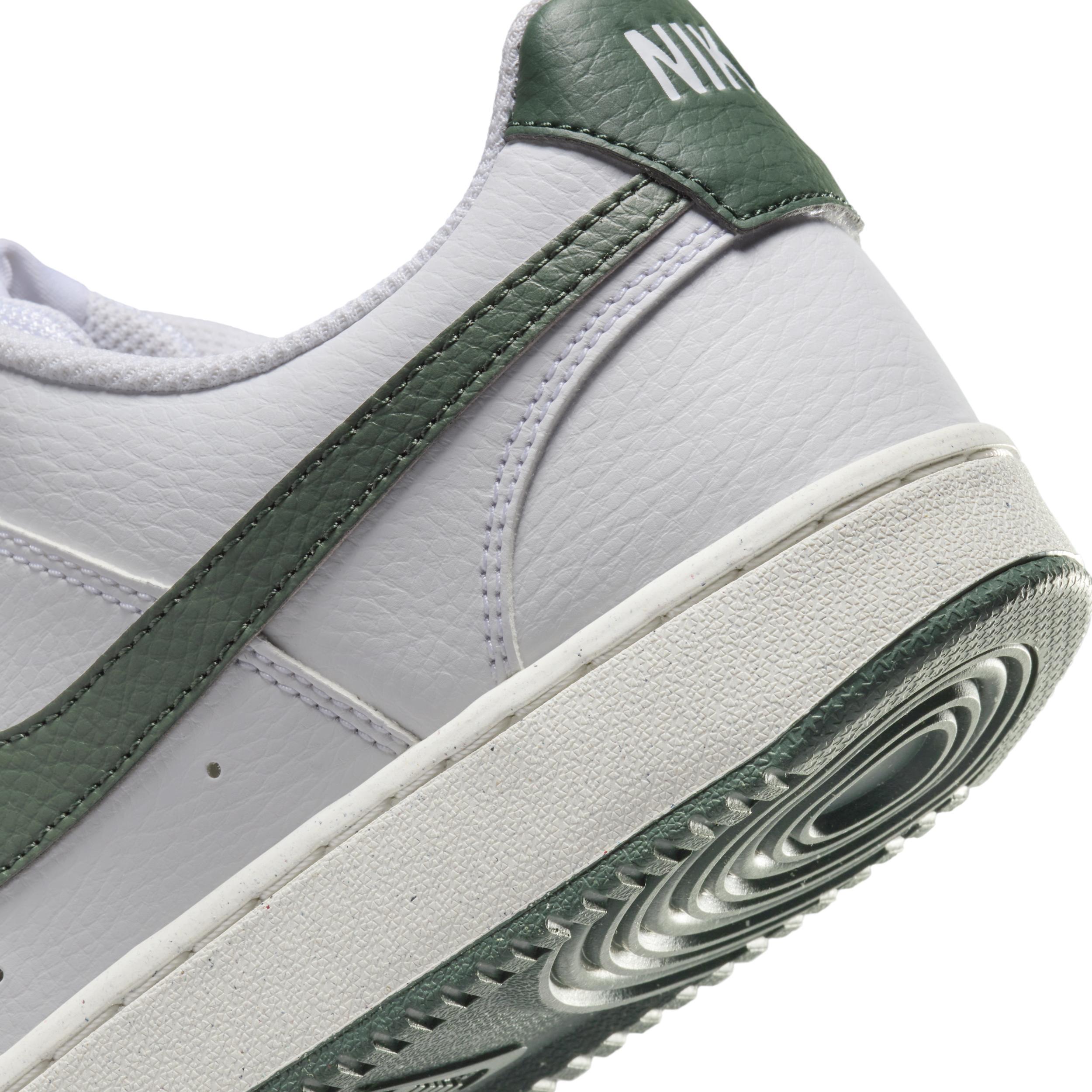 Nike Court Vision Next Nature Women's Low-Top Shoes, Size: 6.5, White Vintage Green Product Image
