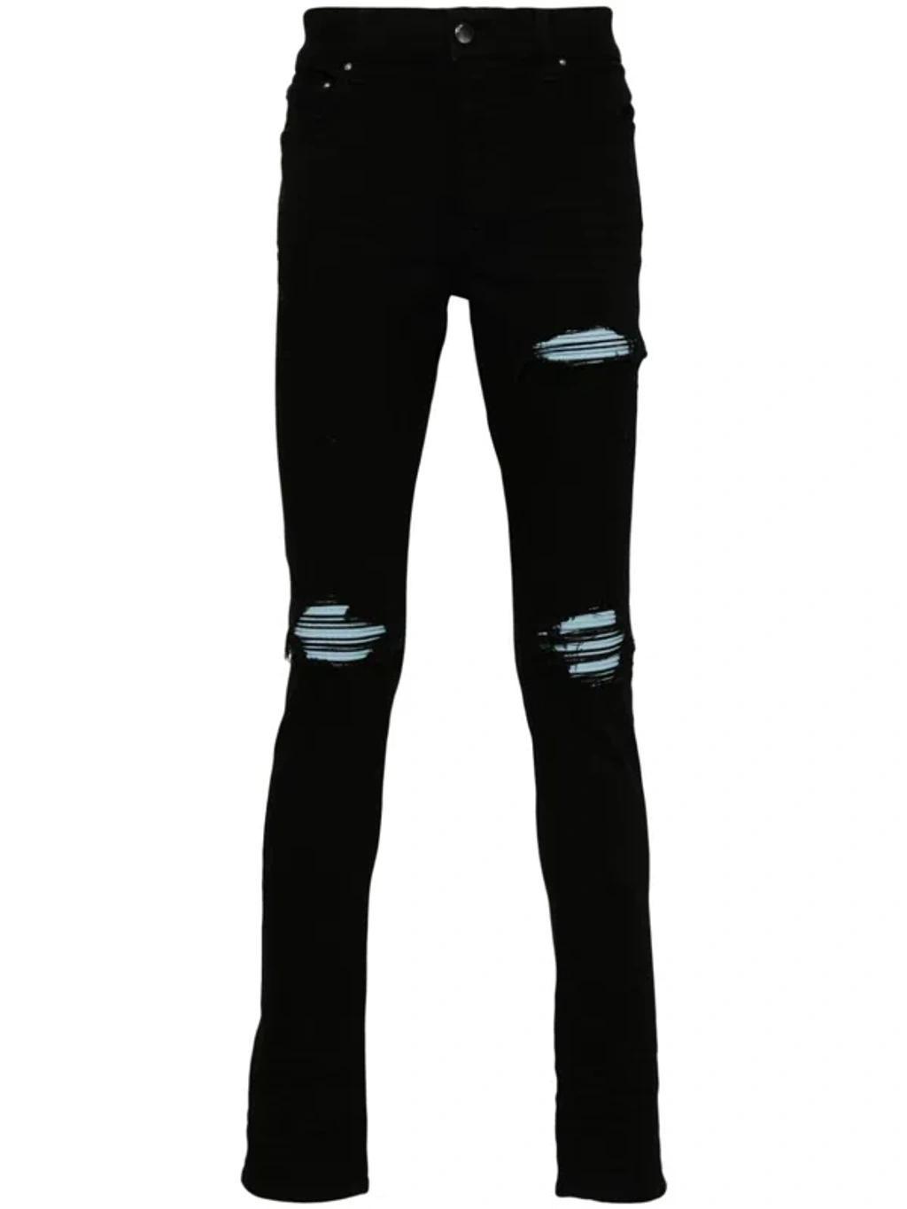 Amiri MX1 Suede Jean in Black Product Image