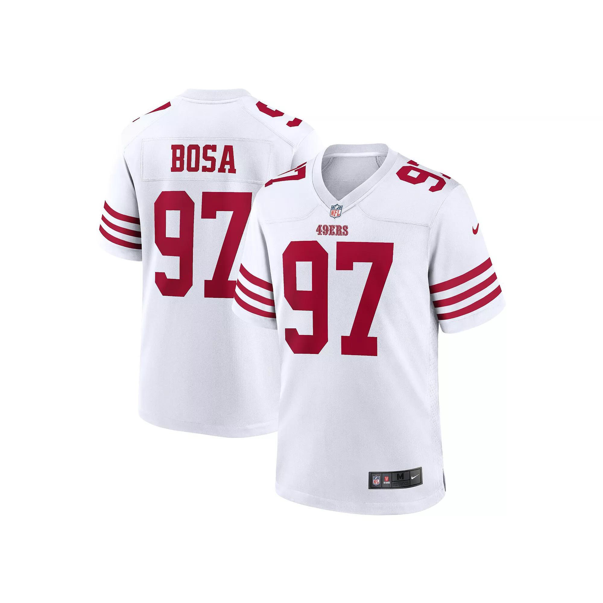 Men's Nike Nick Bosa White San Francisco 49ers Player Game Jersey, Size: 2XL Product Image
