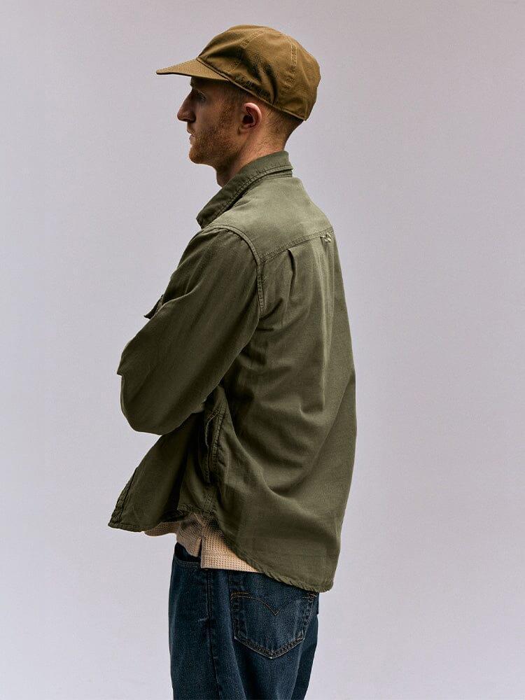 LONG SLEEVE MULTI POCKET SHIRT (BLACK) Male Product Image