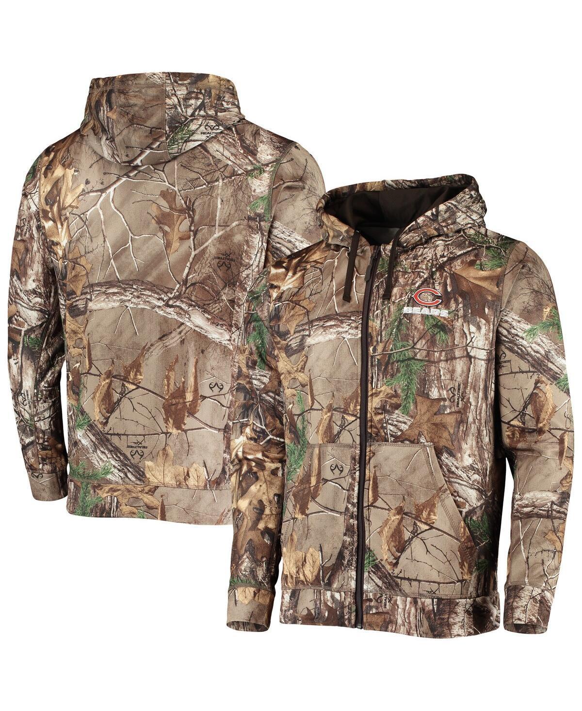 Men's Dunbrooke Realtree Camo Chicago Bears Trophy Tech Fleece Full-Zip Hoodie, Size: Small, Green Product Image