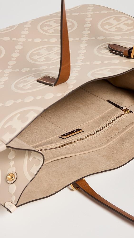 Tory Burch T Monogram Contrast Embossed Tote | Shopbop Product Image