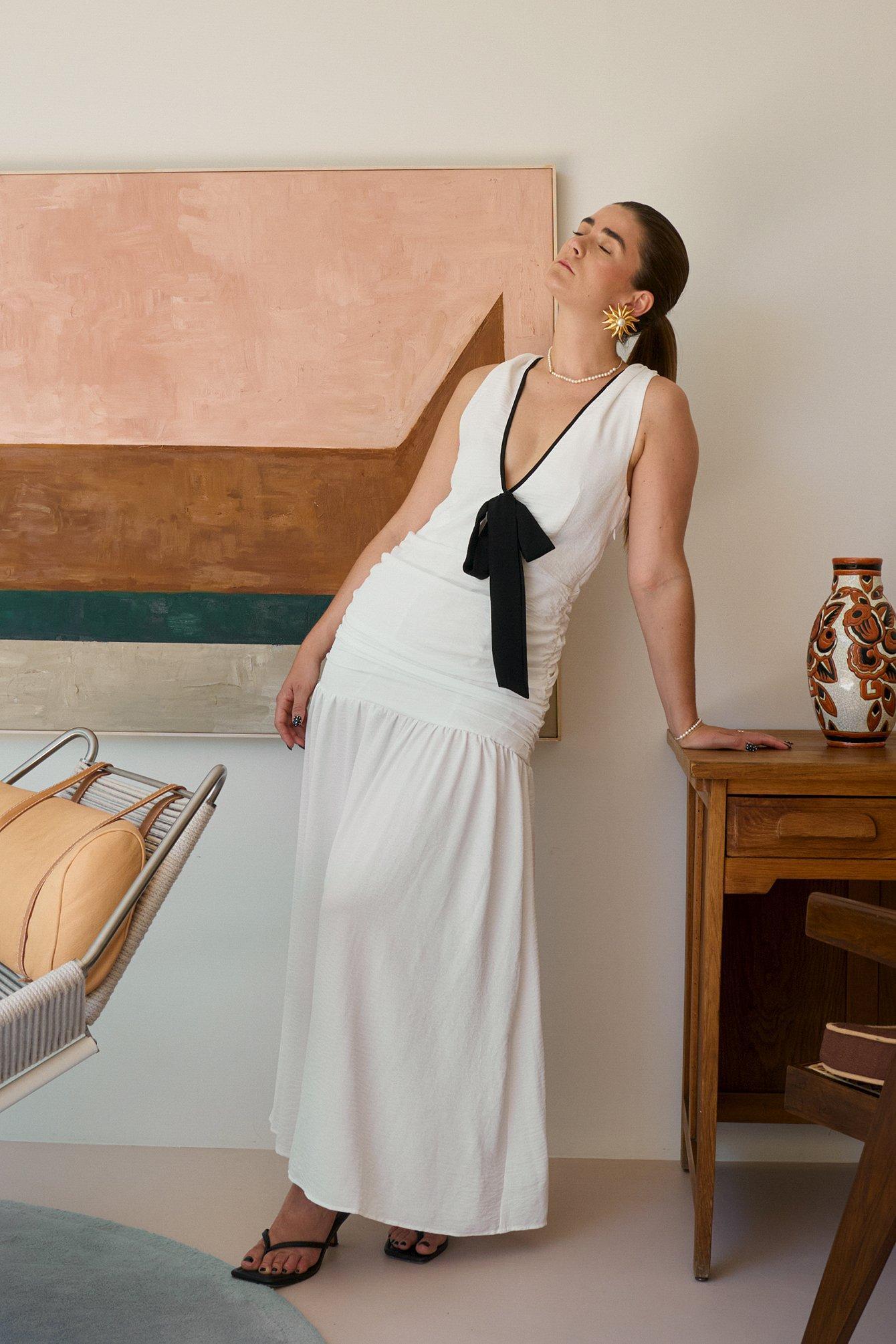 Bow Detail Maxi Dress Product Image