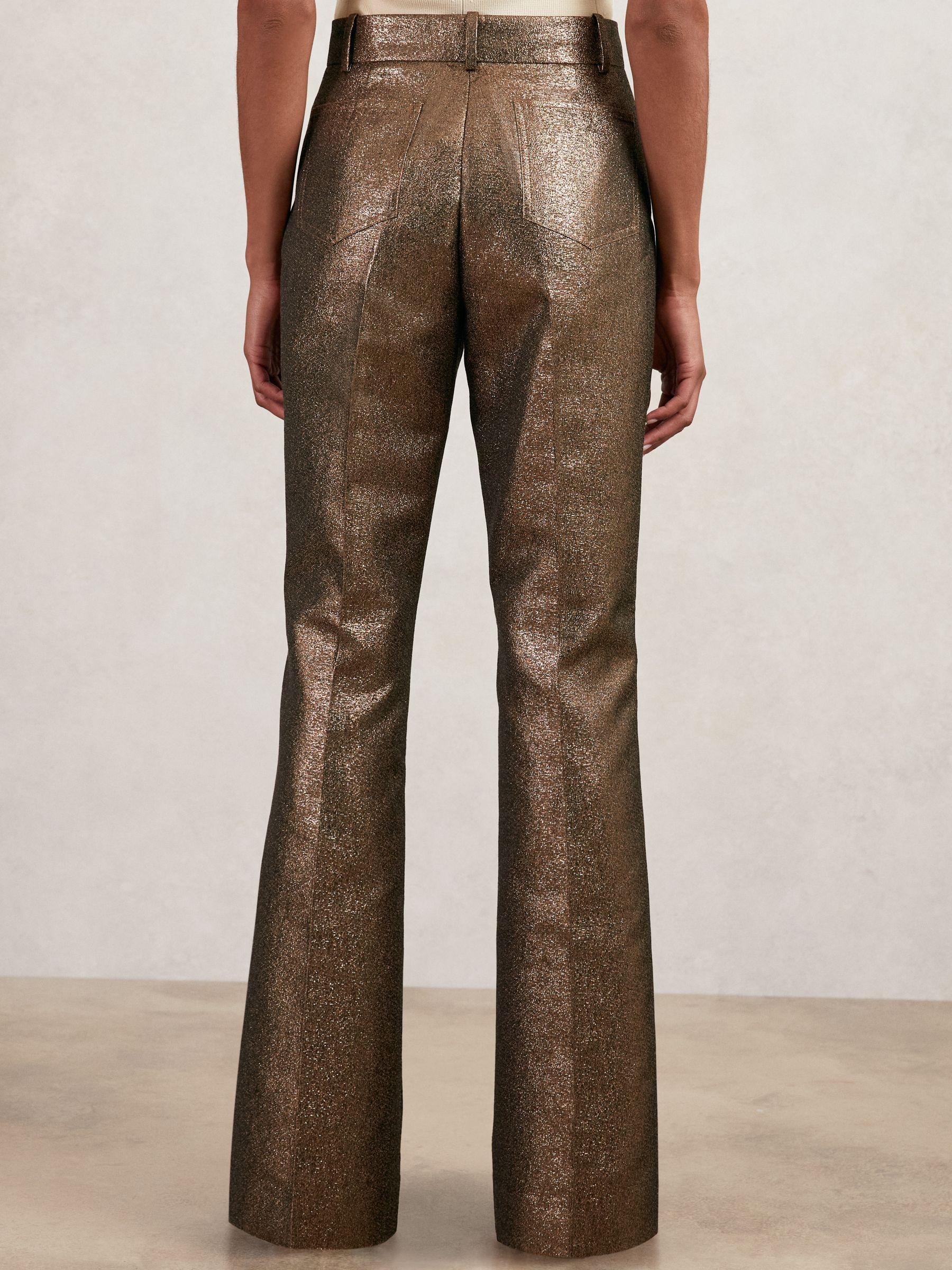 Petite Wide-Leg Pleated Cargo Trousers in Green Product Image