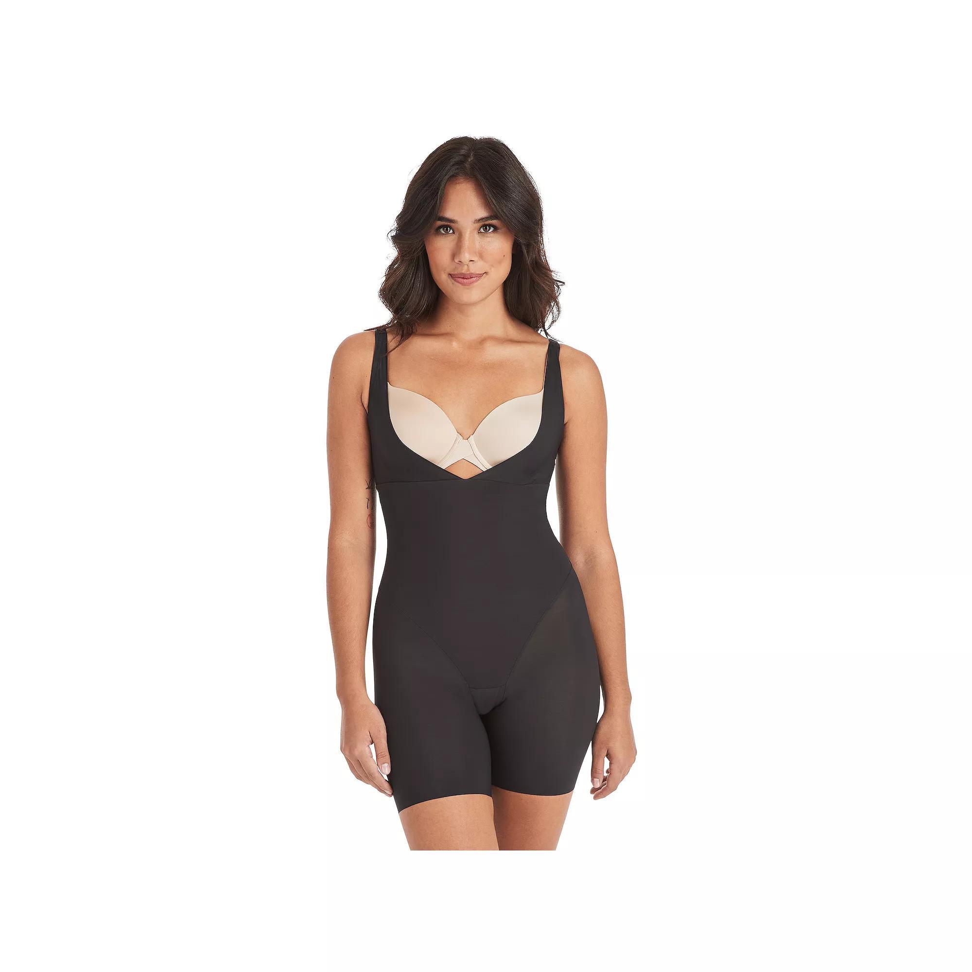 Maidenform Firm Control Shapewear Open Bust Body Shaper with Anti-Static Fabric 2556, Womens Product Image