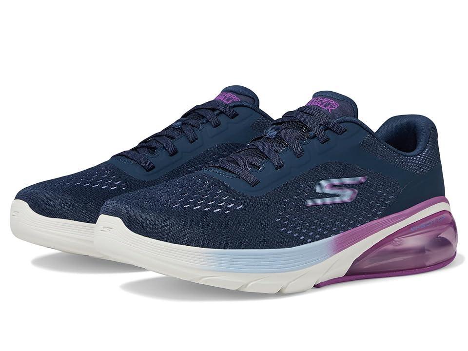 SKECHERS Performance Go Walk Air 3.0 (Navy/Purple) Women's Walking Shoes Product Image
