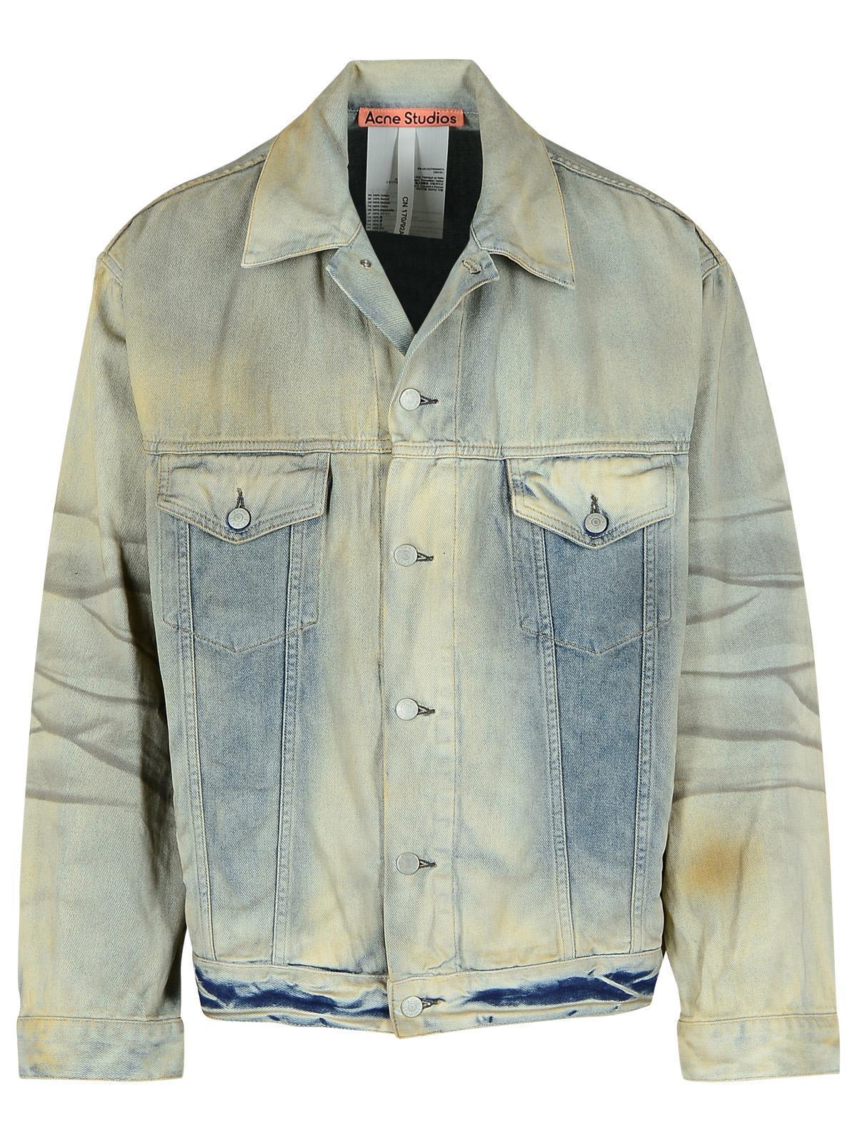 ACNE STUDIOS Light Blue Cotton Jacket Product Image