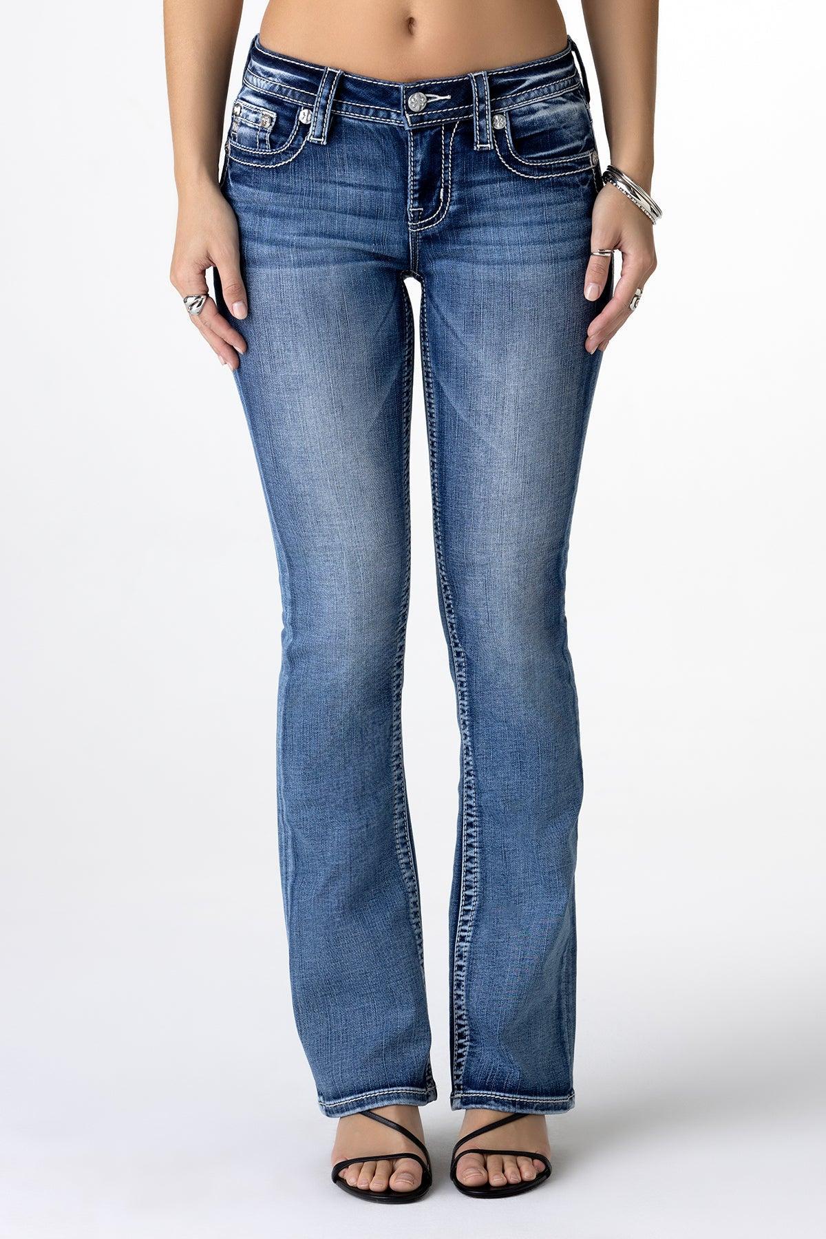 Silver Angel Down Wings Bootcut Jeans Product Image