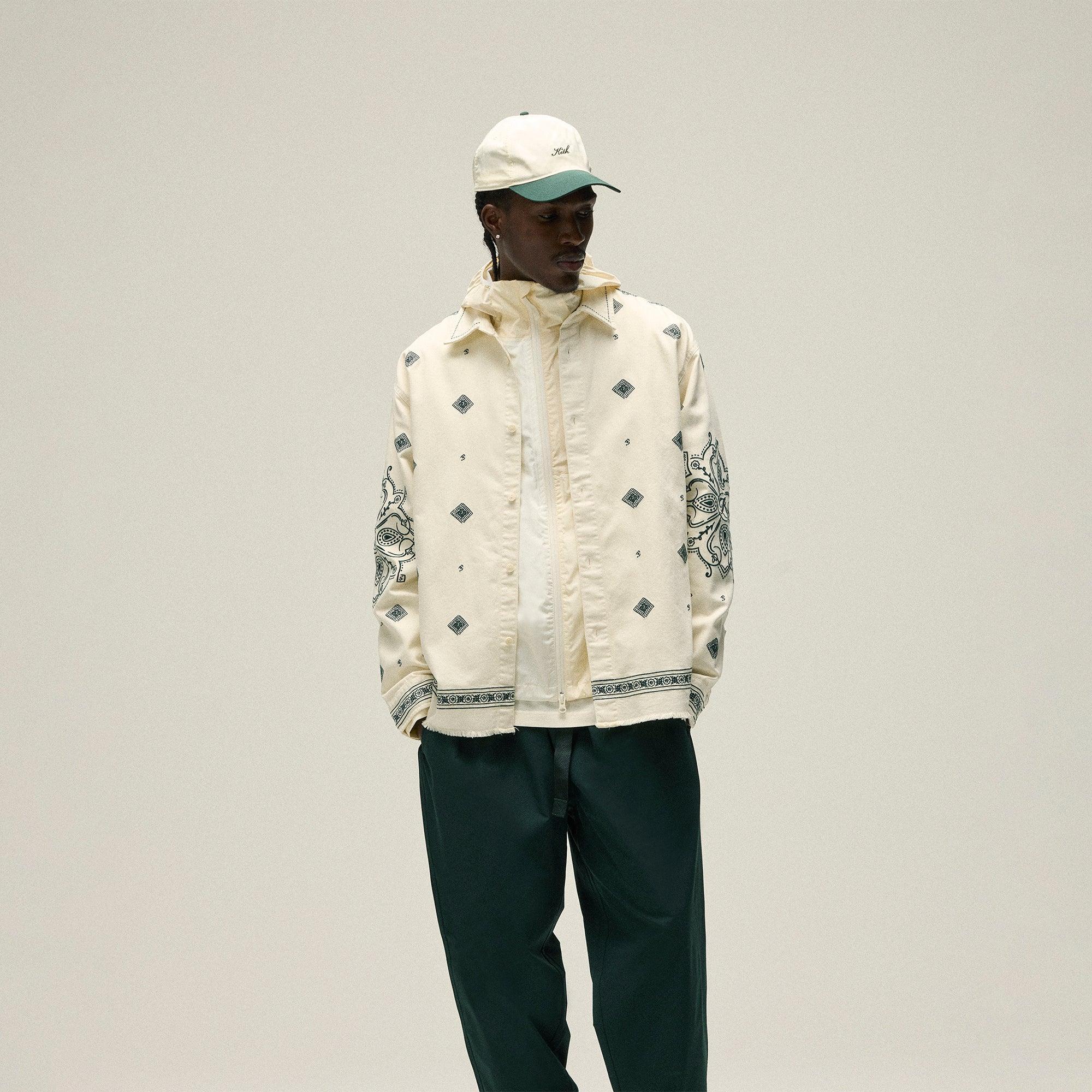 Kith Raw Hem Denim Apollo Shirt - Stadium Male Product Image