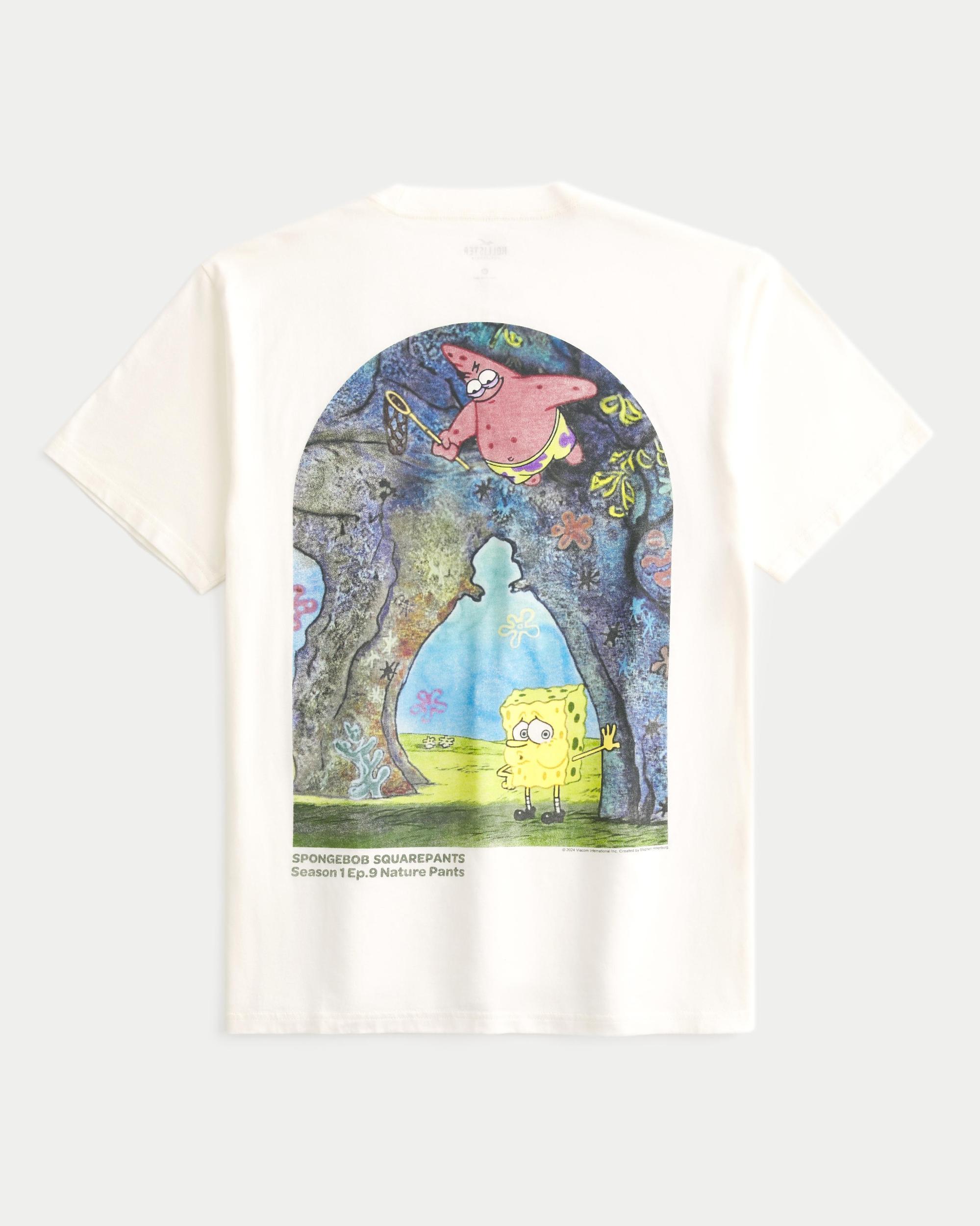 Relaxed SpongeBob SquarePants Graphic Tee Product Image