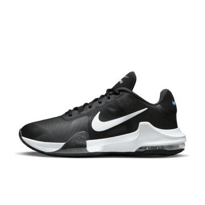 Nike Mens Air Max Impact 4 - Basketball Shoes Black/Wolf Grey/White Product Image