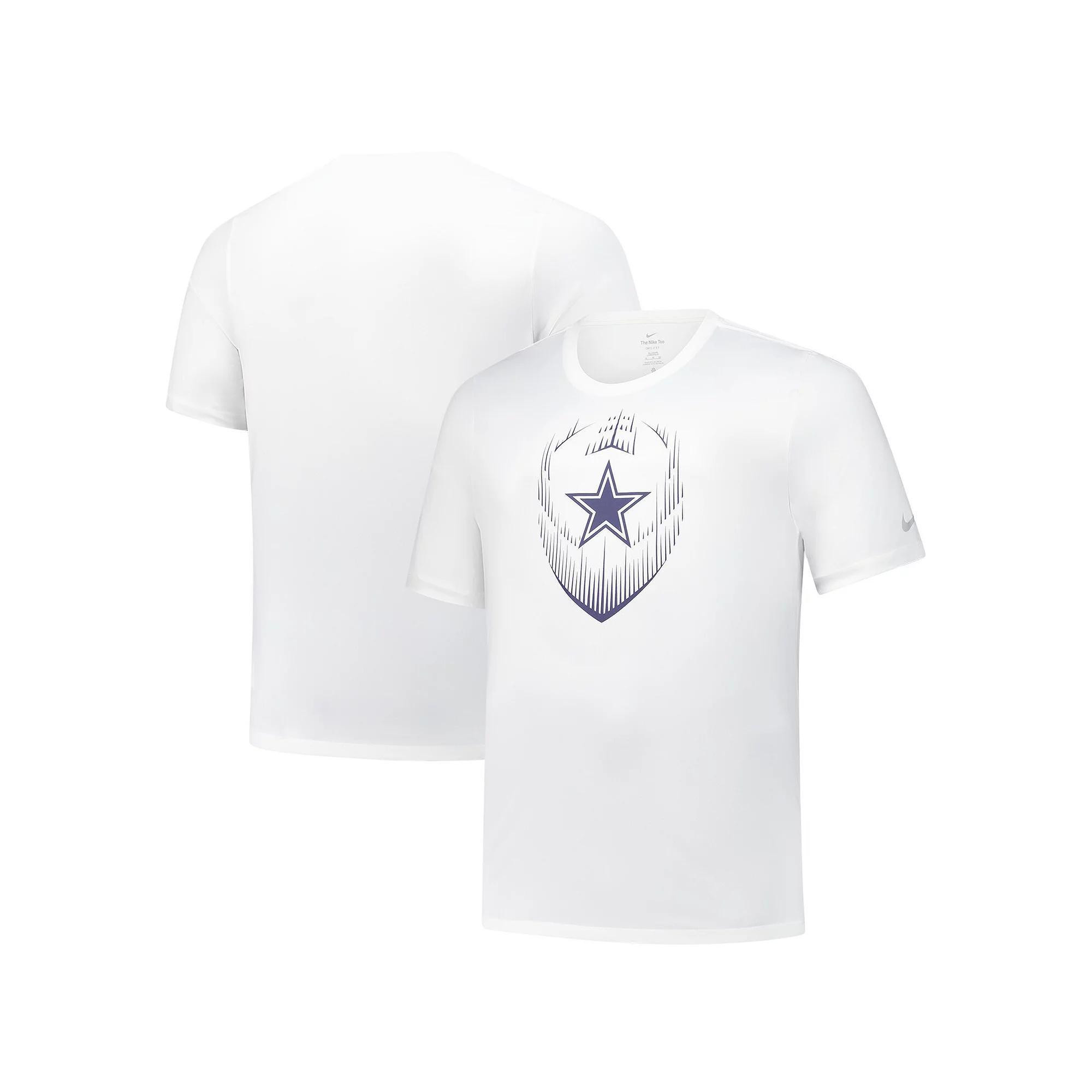 Men's  Nike  White Dallas Cowboys Big & Tall Blitz Legend Icon Performance T-Shirt, Size: XLT Product Image